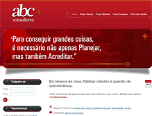 Tablet Screenshot of abcconsultores.com.br